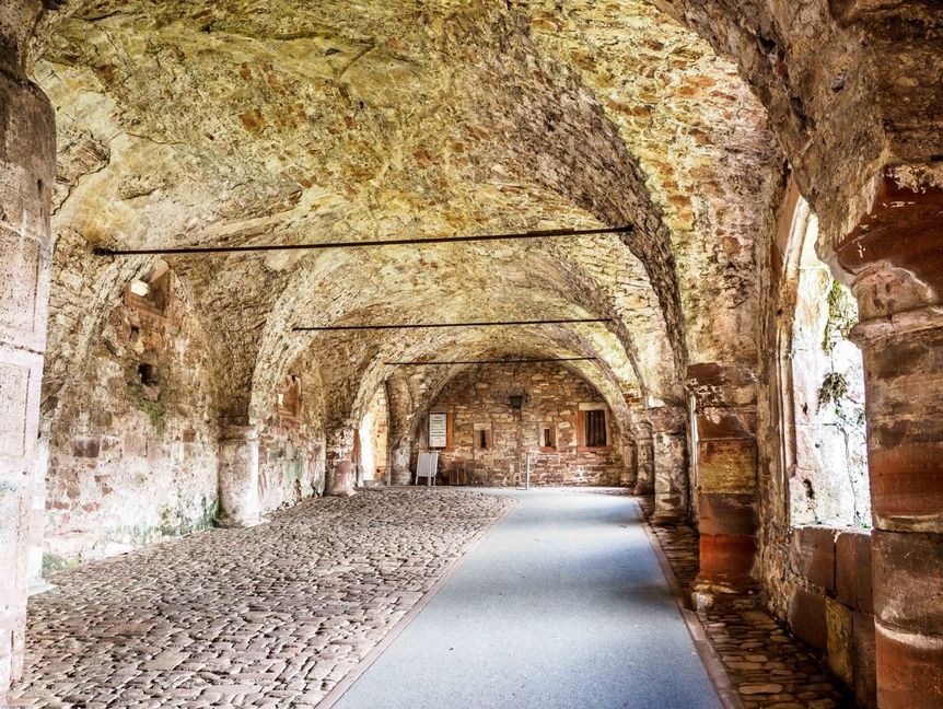 Foto: Staatliche Schlösser und Gärten Baden-Württemberg, Ralf Kuhlen Schloss Heidelberg, Altanhalle