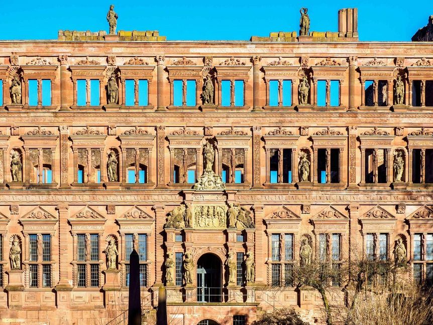 Foto: Staatliche Schlösser und Gärten Baden-Württemberg, Ralf Kuhlen Schloss Heidelberg, Ottoheinrichsbau