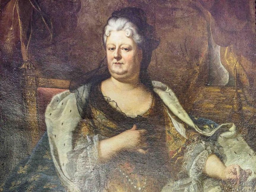 Foto: Staatliche Schlösser und Gärten Baden-Württemberg, Ralf Kuhlen Schloss Heidelberg, Portrait von Liselotte von der Pfalz